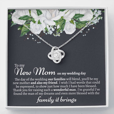 New Mom Love Knot Necklace - Love You This Much